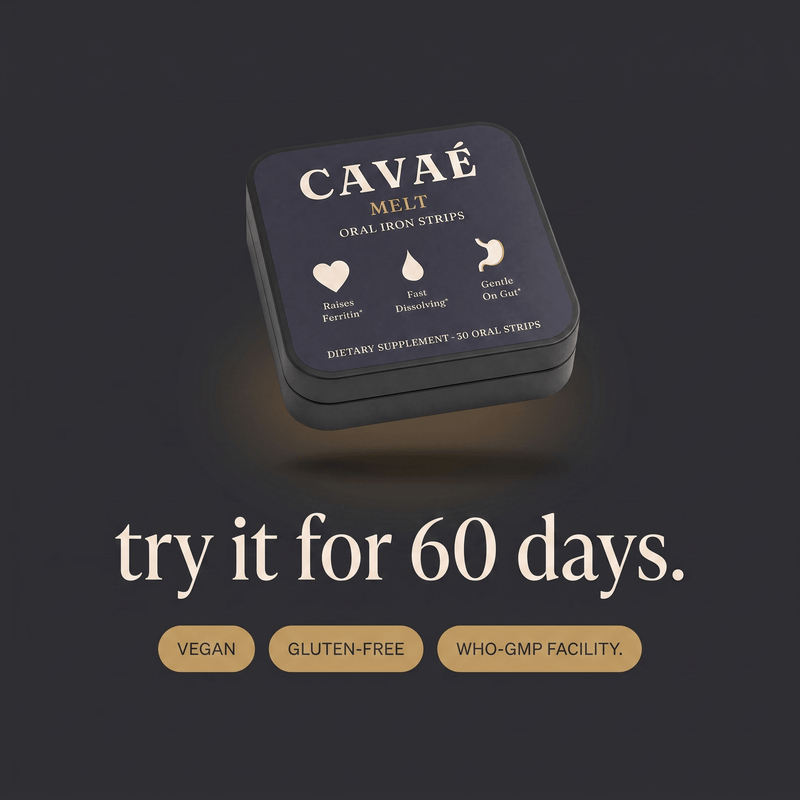CAVAÉ Melt tin with the 60 day promise, vegan and gluten free